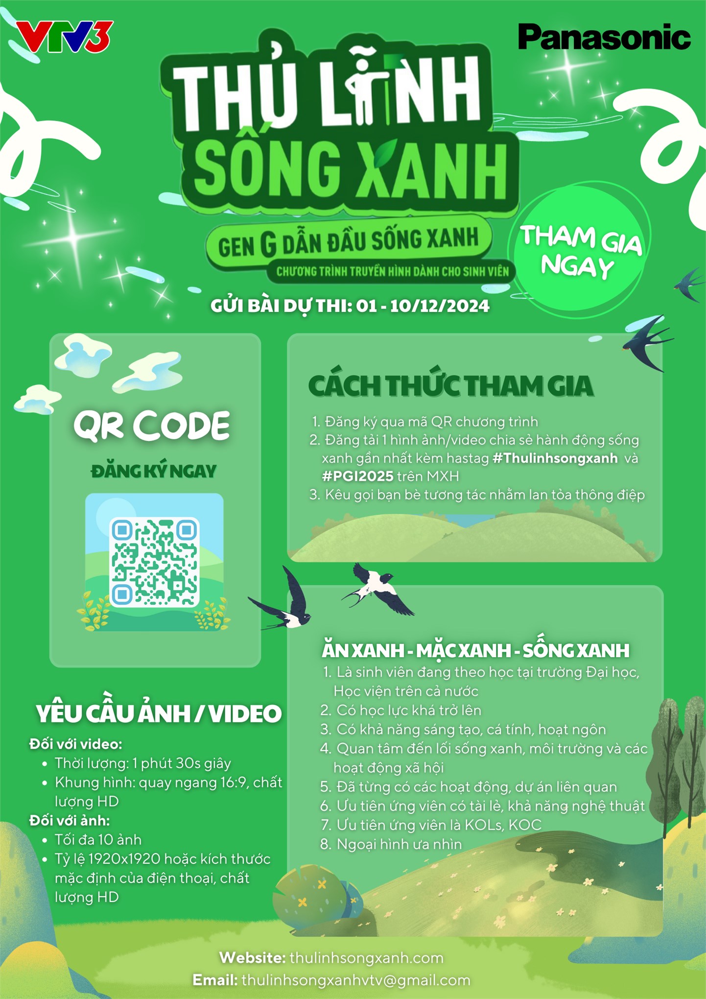 Vòng online - Chương trình Thủ Lĩnh Sống Xanh