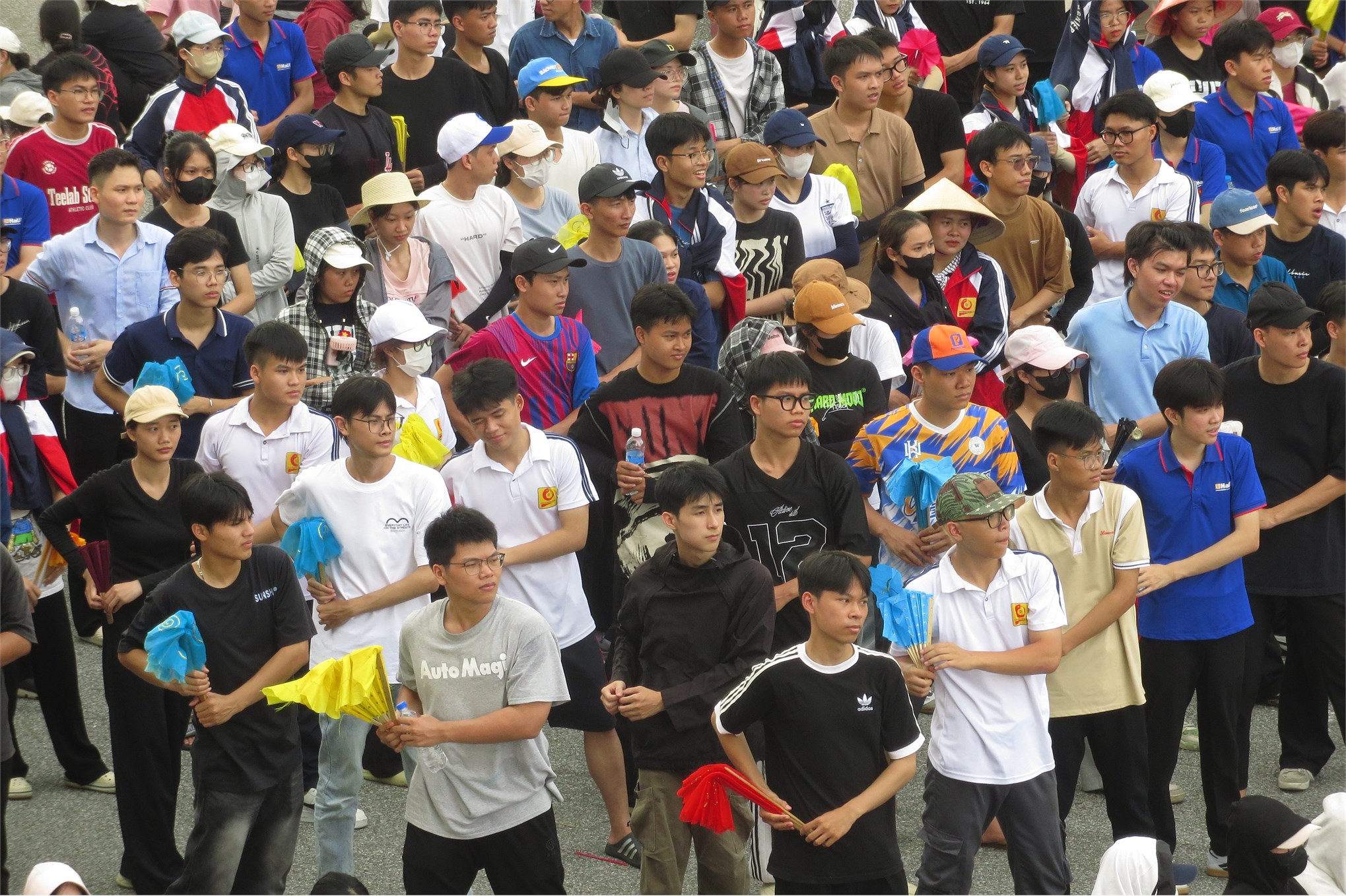 Khi trái tim tuổi trẻ hòa cùng giai điệu của Tổ quốc – Sinh viên HaUI tập luyện phục vụ “Concert Quốc gia” A80