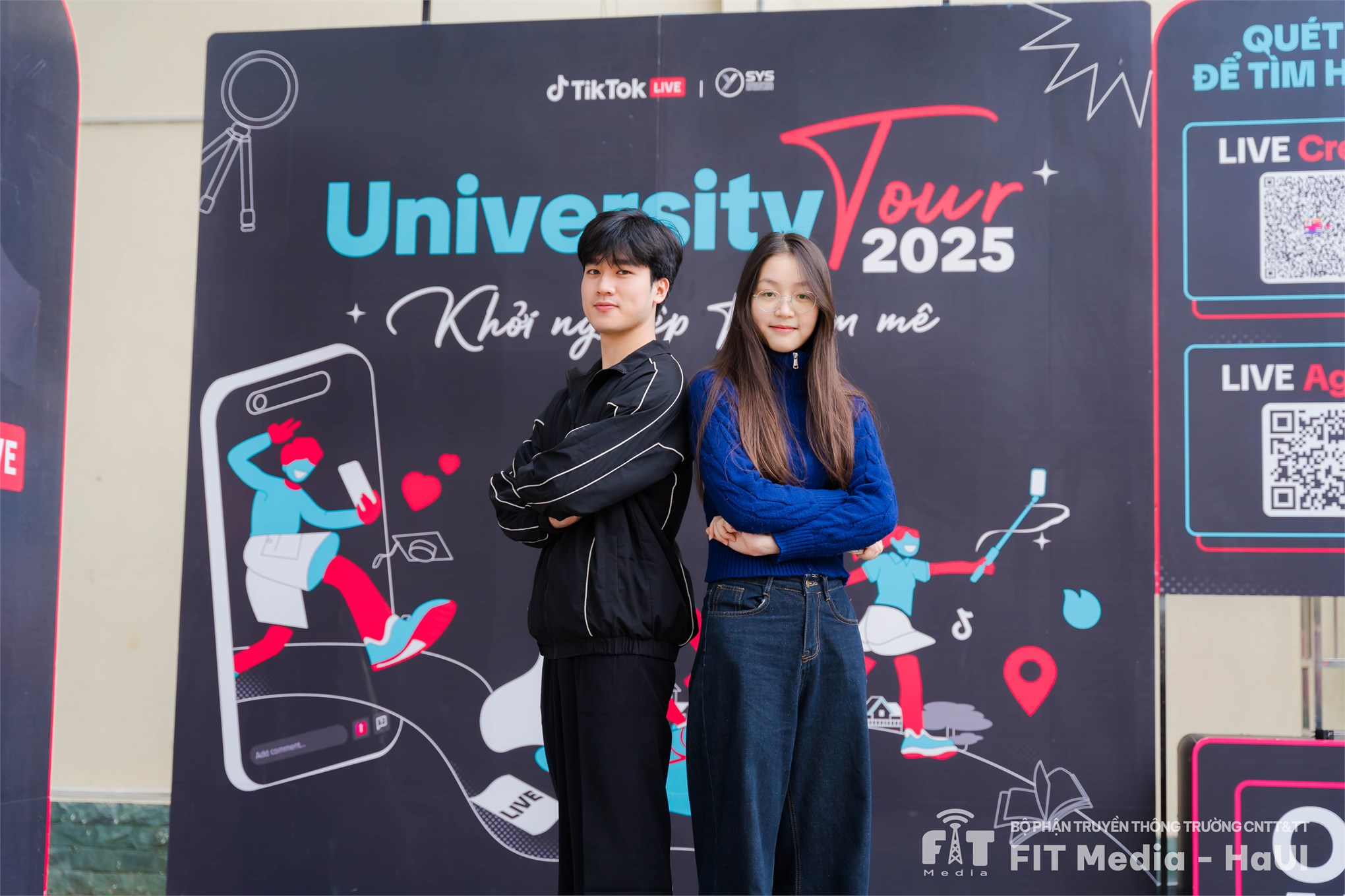 Tiktok UniTour 2025 - Khởi nghiệp kinh tế số cùng sinh viên HaUI