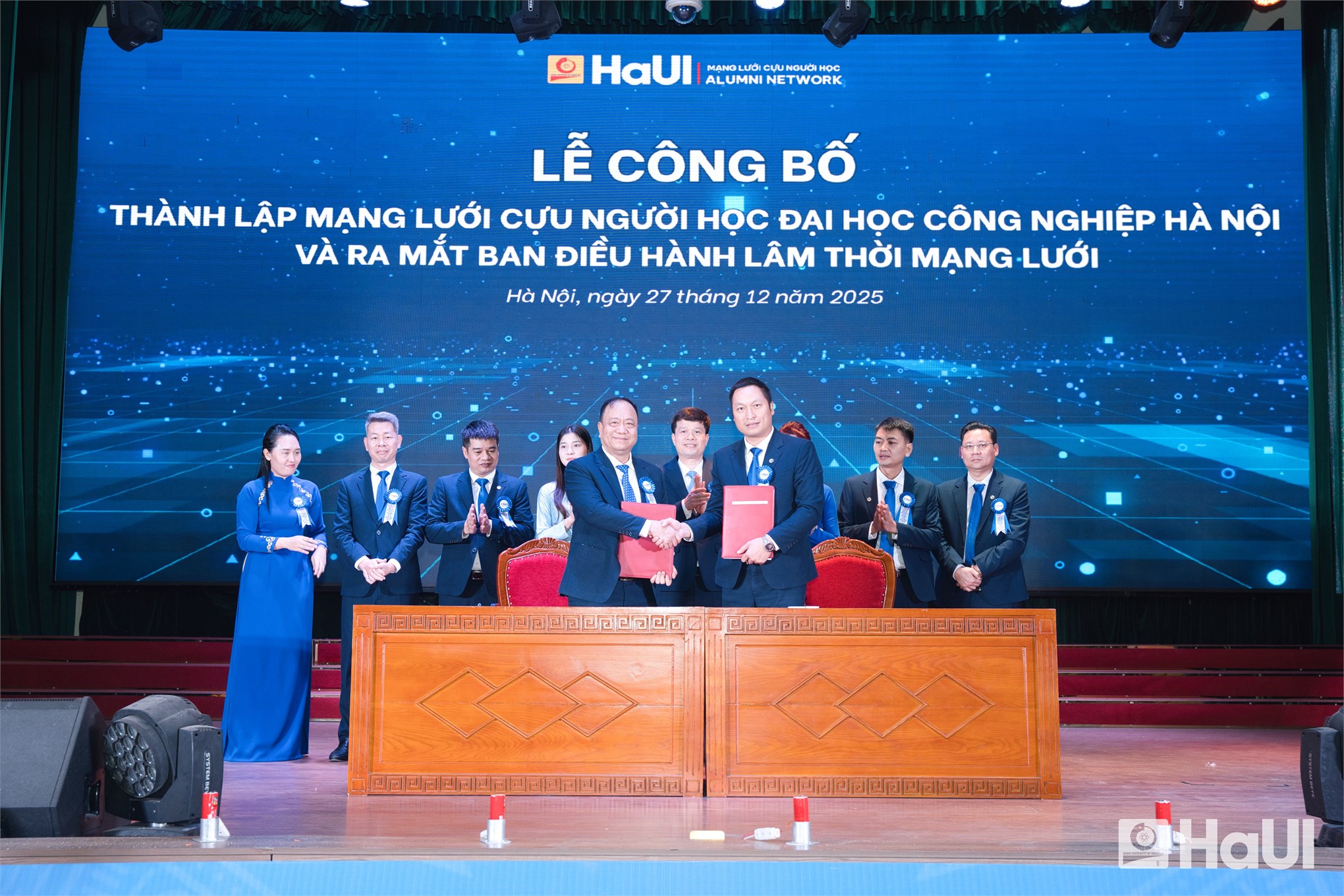 Lễ công bố Mạng lưới Cựu người học Đại học Công nghiệp Hà Nội và Ra mắt Ban điều hành Lâm thời Mạng lưới