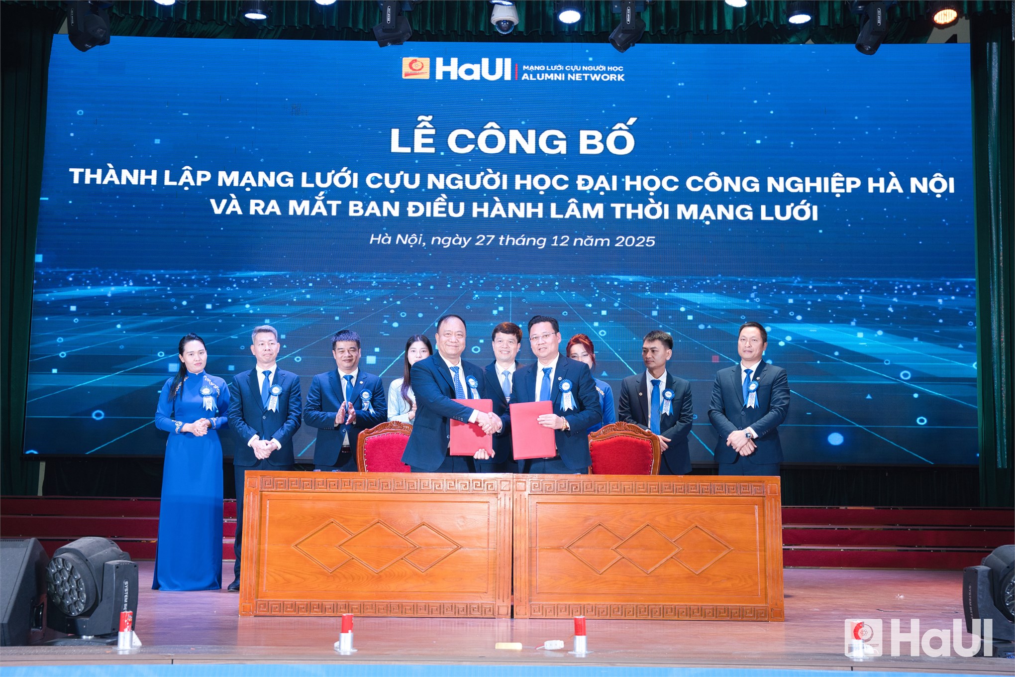 Lễ công bố Mạng lưới Cựu người học Đại học Công nghiệp Hà Nội và Ra mắt Ban điều hành Lâm thời Mạng lưới