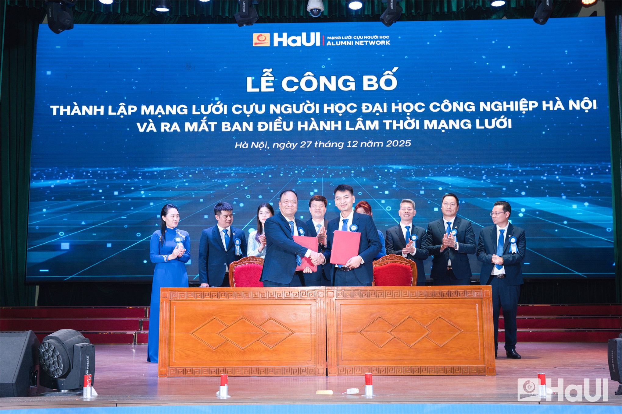 Lễ công bố Mạng lưới Cựu người học Đại học Công nghiệp Hà Nội và Ra mắt Ban điều hành Lâm thời Mạng lưới
