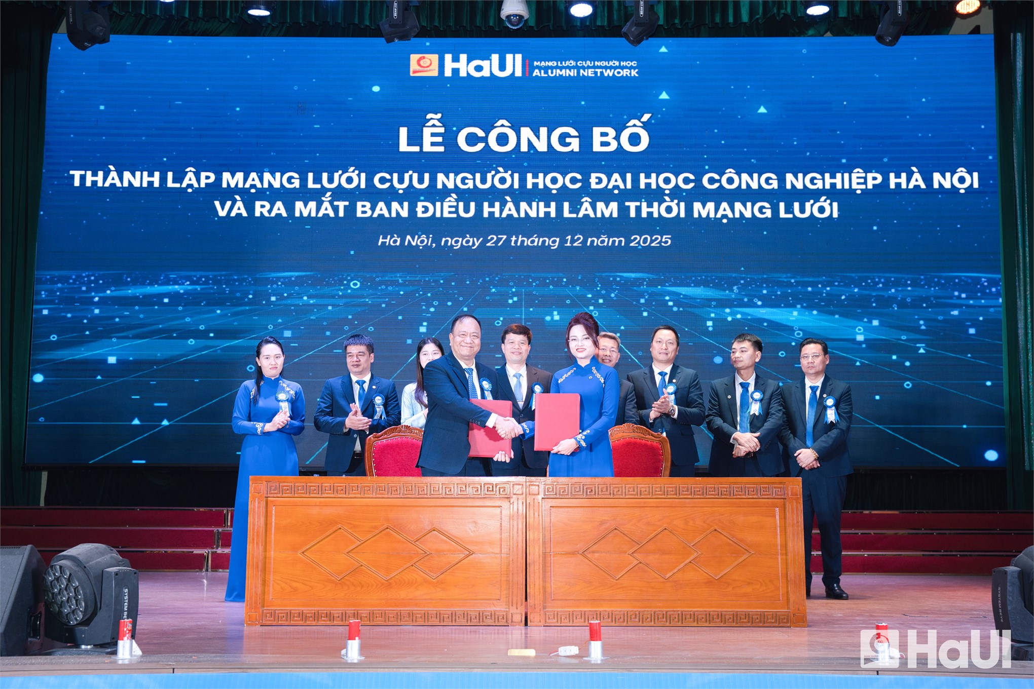 Lễ công bố Mạng lưới Cựu người học Đại học Công nghiệp Hà Nội và Ra mắt Ban điều hành Lâm thời Mạng lưới