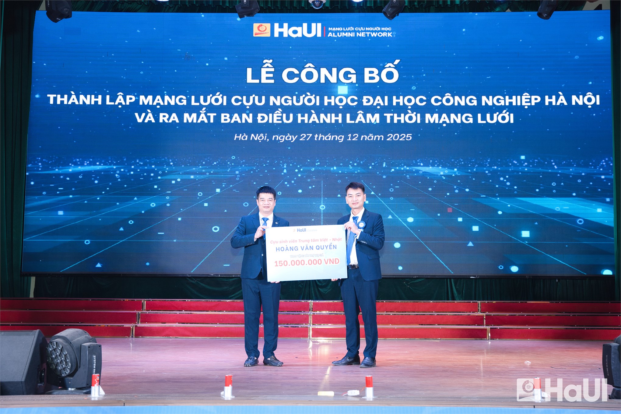 Lễ công bố Mạng lưới Cựu người học Đại học Công nghiệp Hà Nội và Ra mắt Ban điều hành Lâm thời Mạng lưới