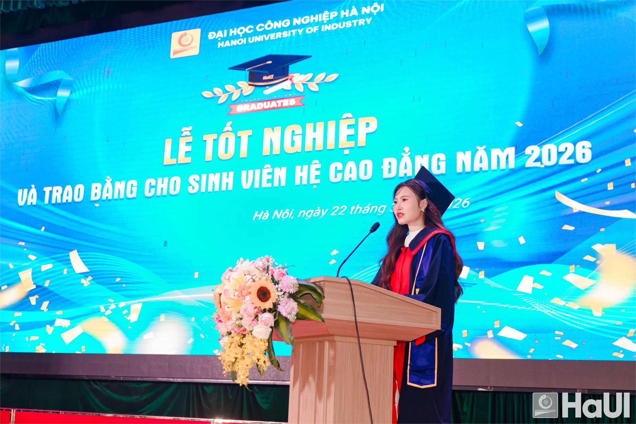 Lễ tốt nghiệp và trao bằng cho sinh viên hệ cao đẳng năm 2026