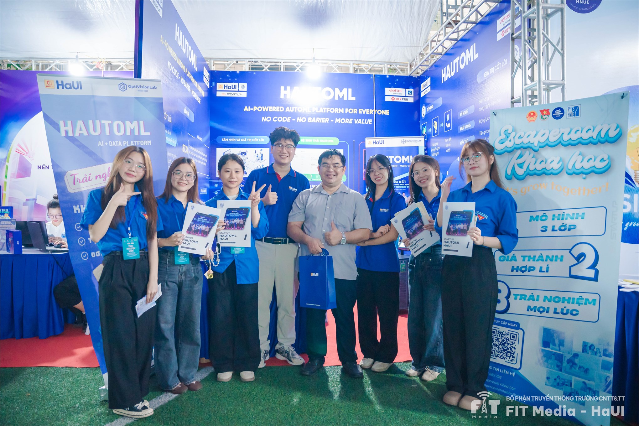 HAutoML – Dấu ấn sáng tạo của sinh viên Đại học Công nghiệp Hà Nội đạt giải Khuyến khích tại Cuộc thi SV STARTUP lần thứ 8