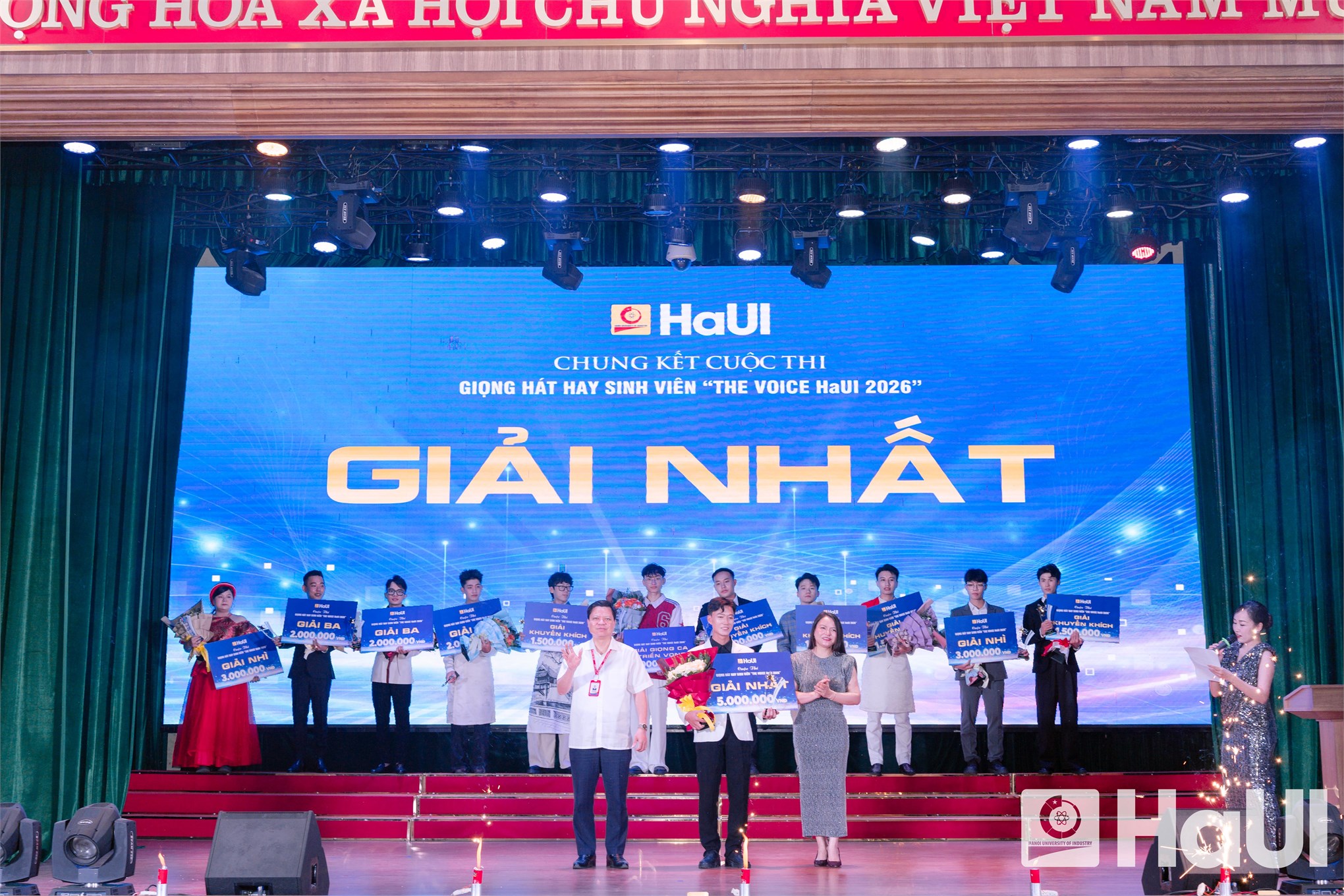 Giọng hát hay sinh viên HaUI 2026 – Đêm nhạc bùng nổ cảm xúc