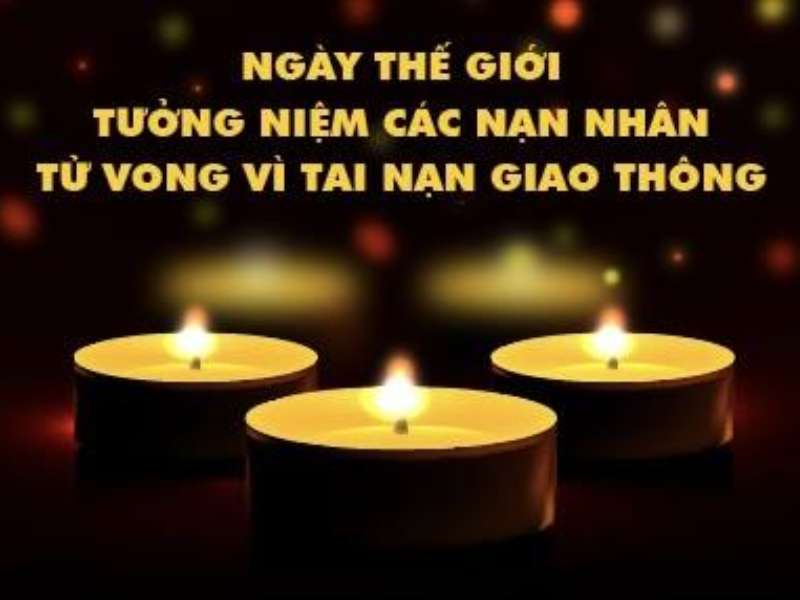 Hưởng ứng “Ngày thế giới tưởng niệm các nạn nhân tử vong vì tai nạn giao thông năm 2024