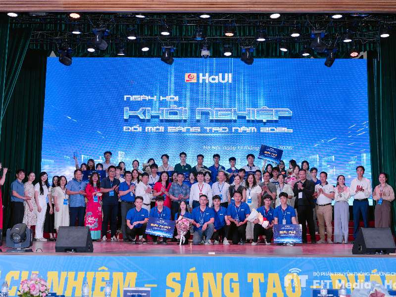 Ngày hội khởi nghiệp đổi mới sáng tạo - Đại học Công nghiệp Hà Nội năm 2026